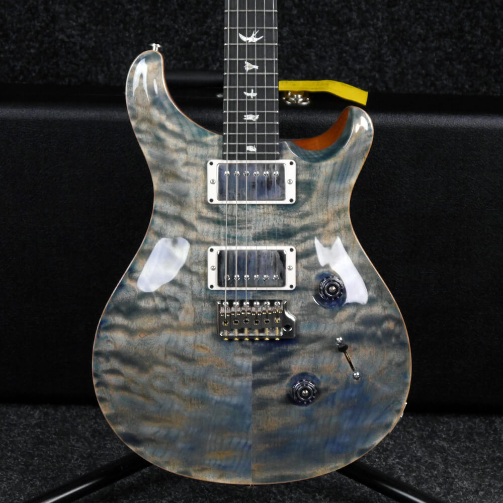 PRS USA Custom 24 Faded Blue Quilt Top w/Hard Case 2nd Hand Rich
