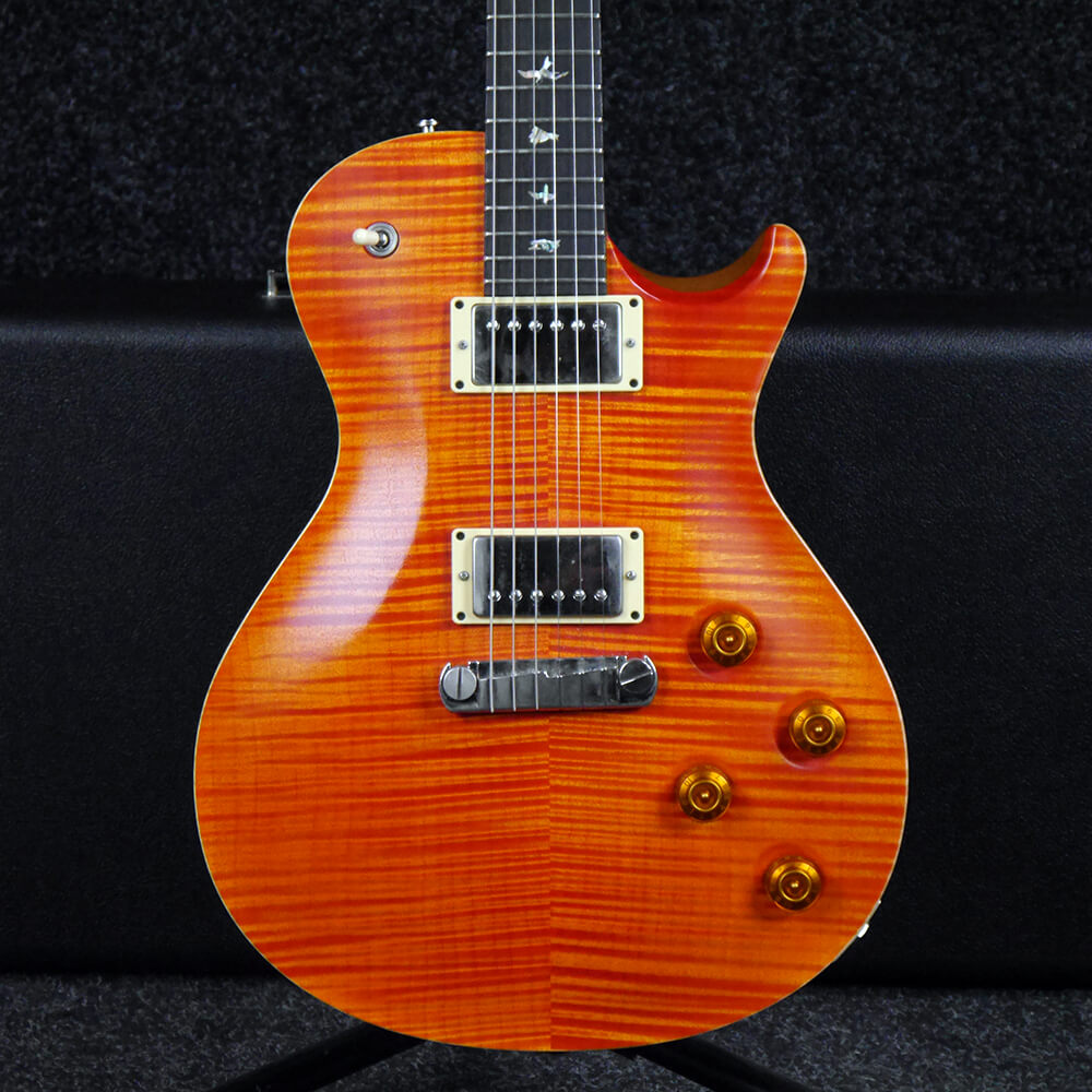 PRS Singlecut 10 Top - Orange Satin Flame With Hard Case - 2nd Hand ...