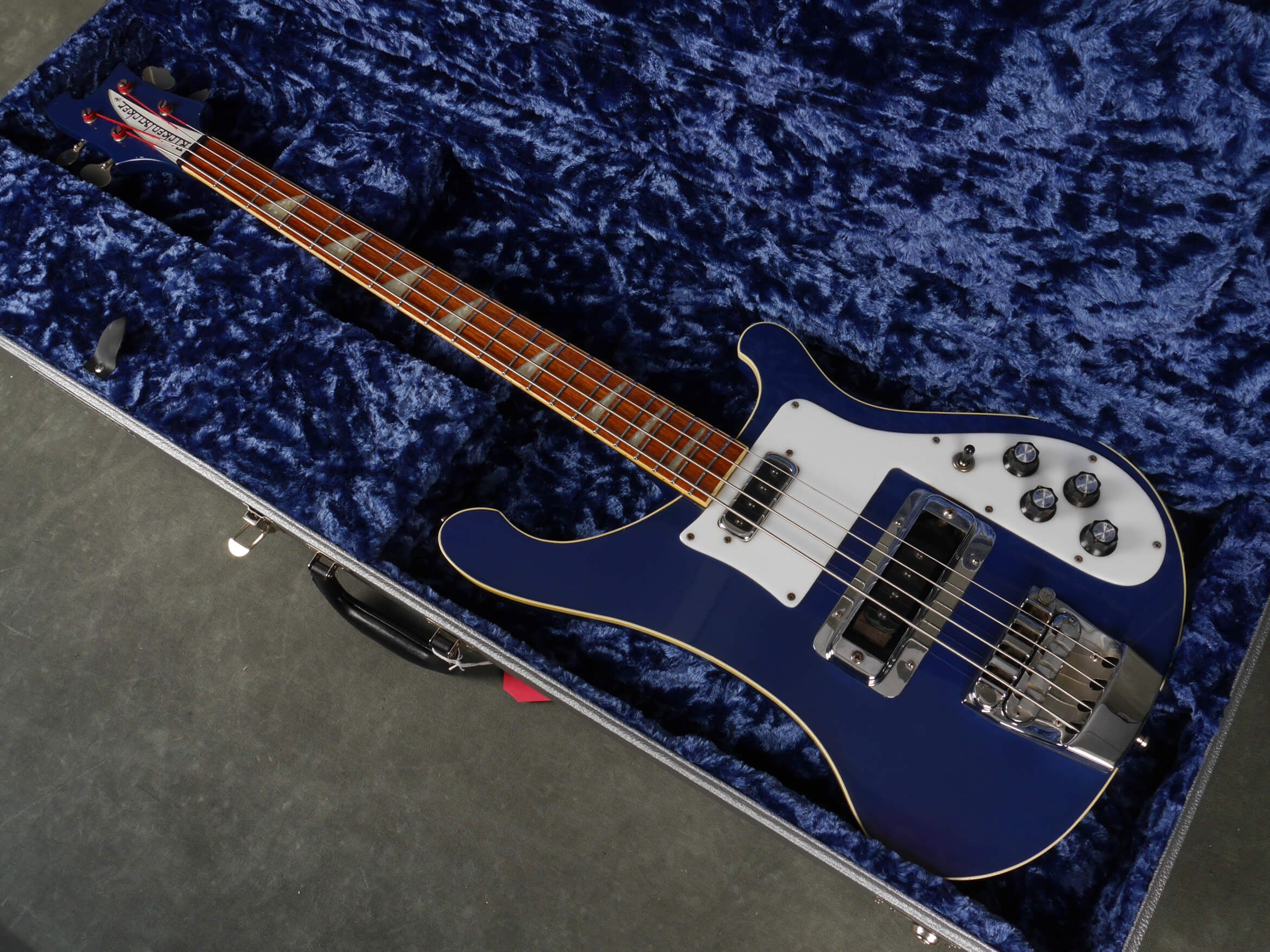 Rickenbacker 4001 Bass Guitar, 1974 Serial NK6694 Azureglo Blue