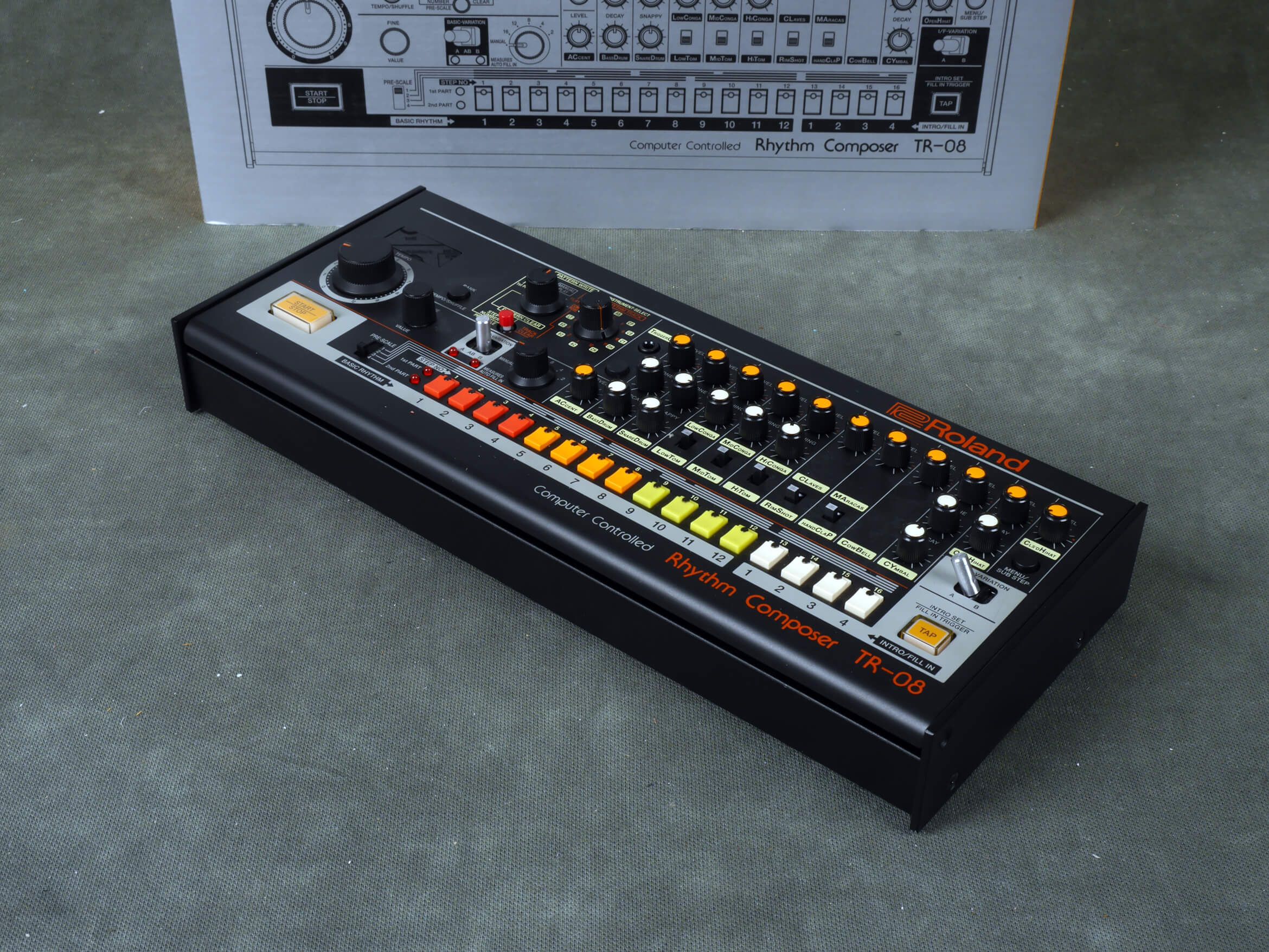 Roland TR-08 Rhythm Composer Drum Machine w/Box - 2nd Hand | Rich Tone ...