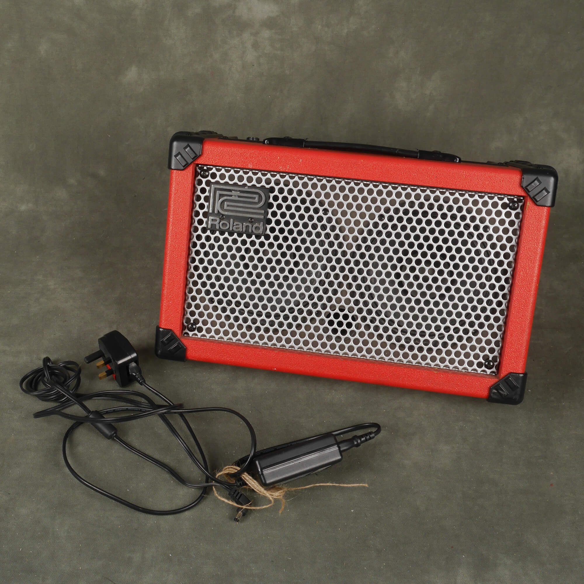Roland Street Cube Stereo Amplifier Red 2nd Hand Rich Tone Music