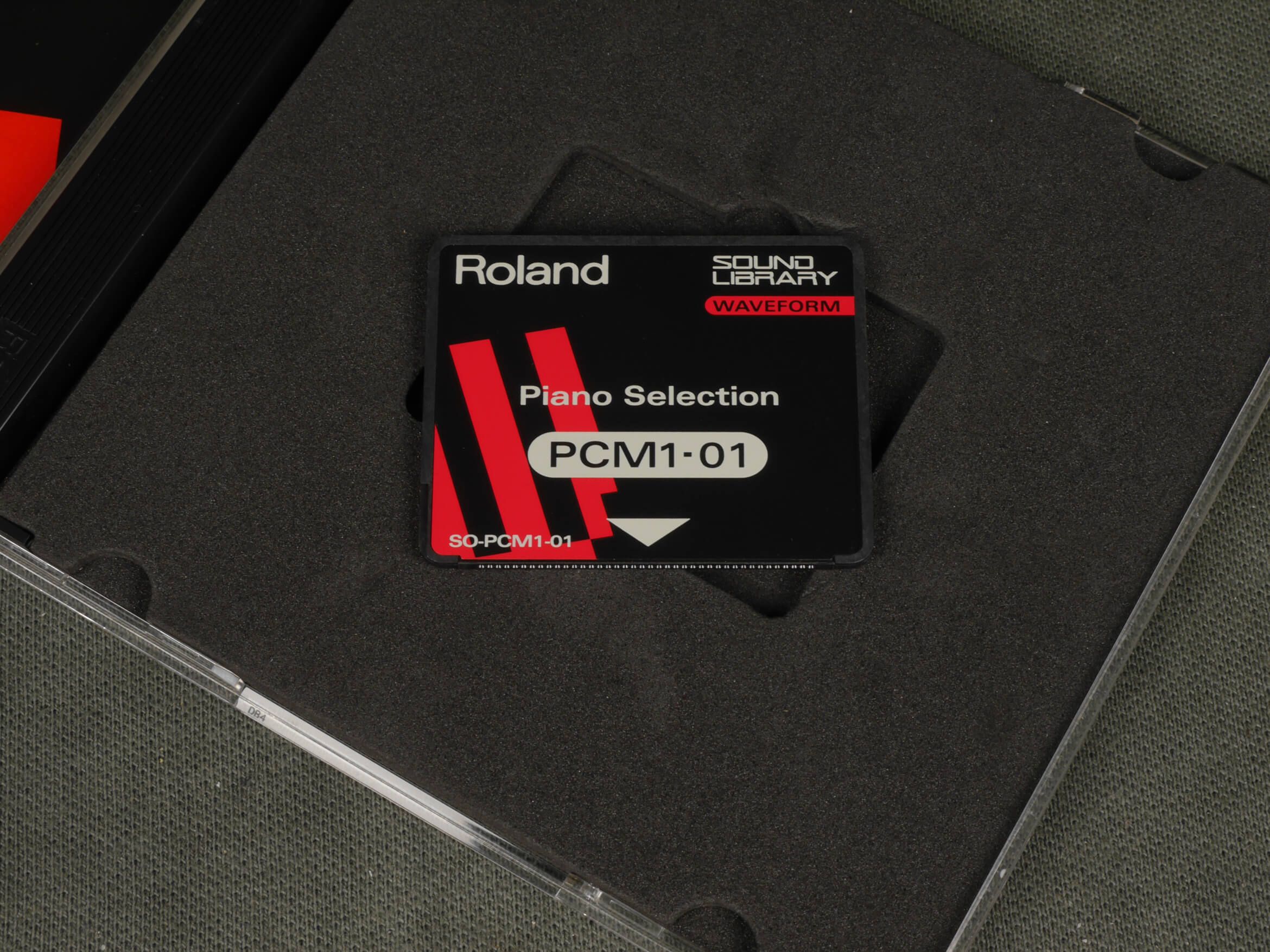 Roland PCM101 Piano Selection Sound Library ROM Card w/Box 2nd Hand