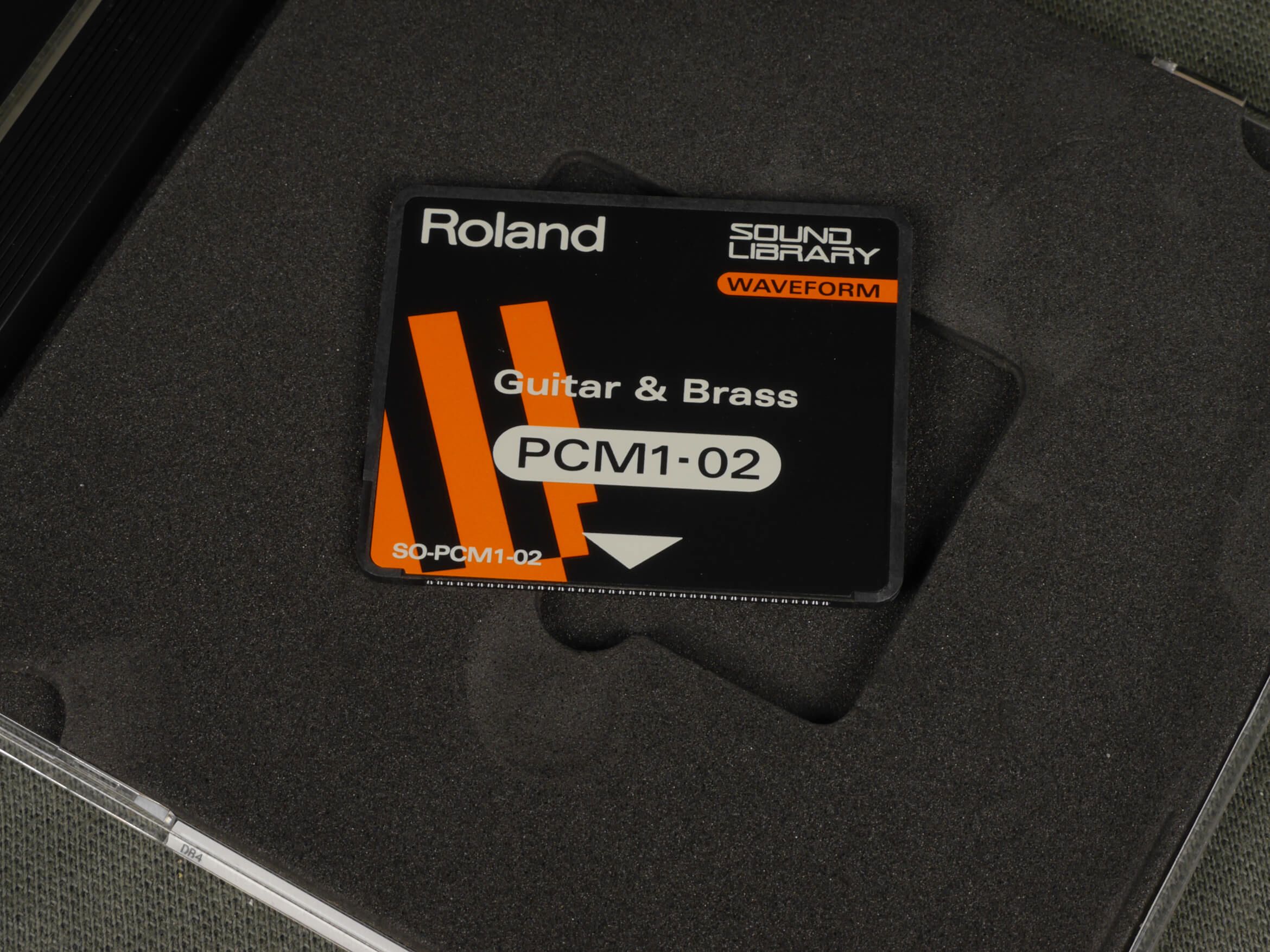 Roland PCM102 Guitar and Brass Sound Library ROM Card w/Box 2nd Hand