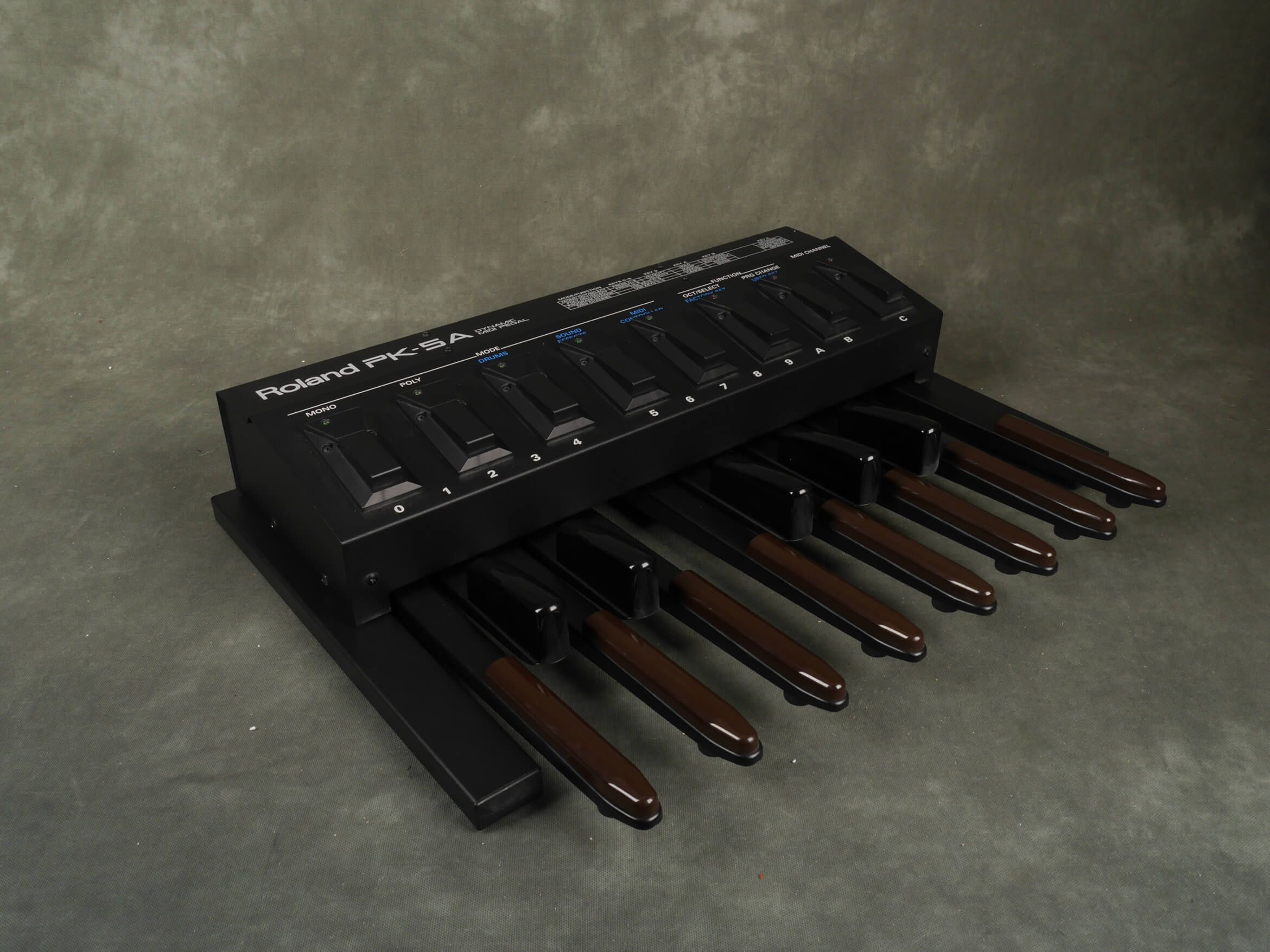 Roland PK5A Dynamic MIDI Pedal w/Box & PSU 2nd Hand Rich Tone Music