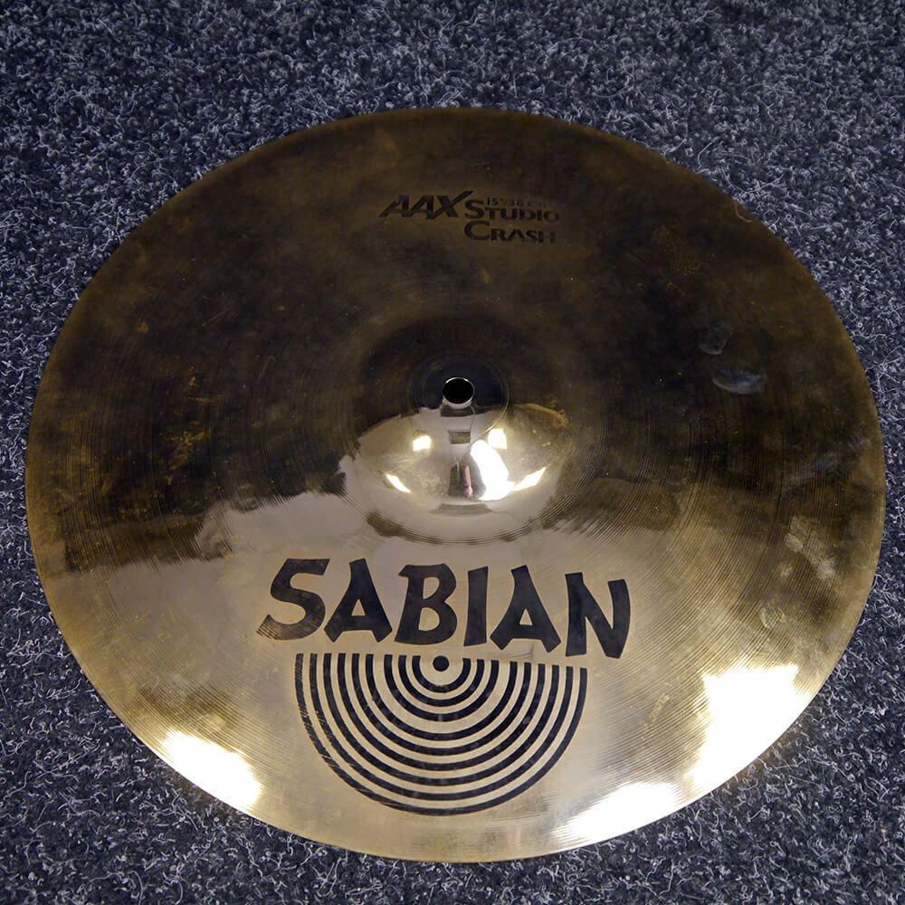 Sabian 15″ AAX Studio Crash Cymbal 2nd Hand Rich Tone Music