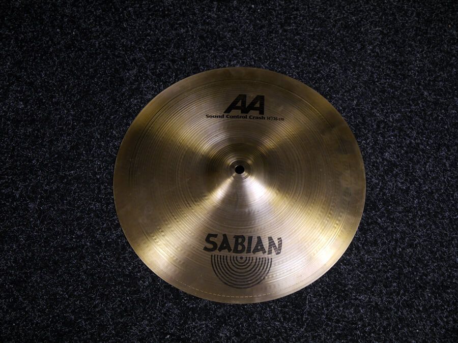sabian aa sound control crash cymbal