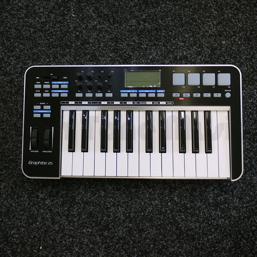 Samson Graphite 25 USB MIDI Controller Keyboard 2nd Hand Rich Tone