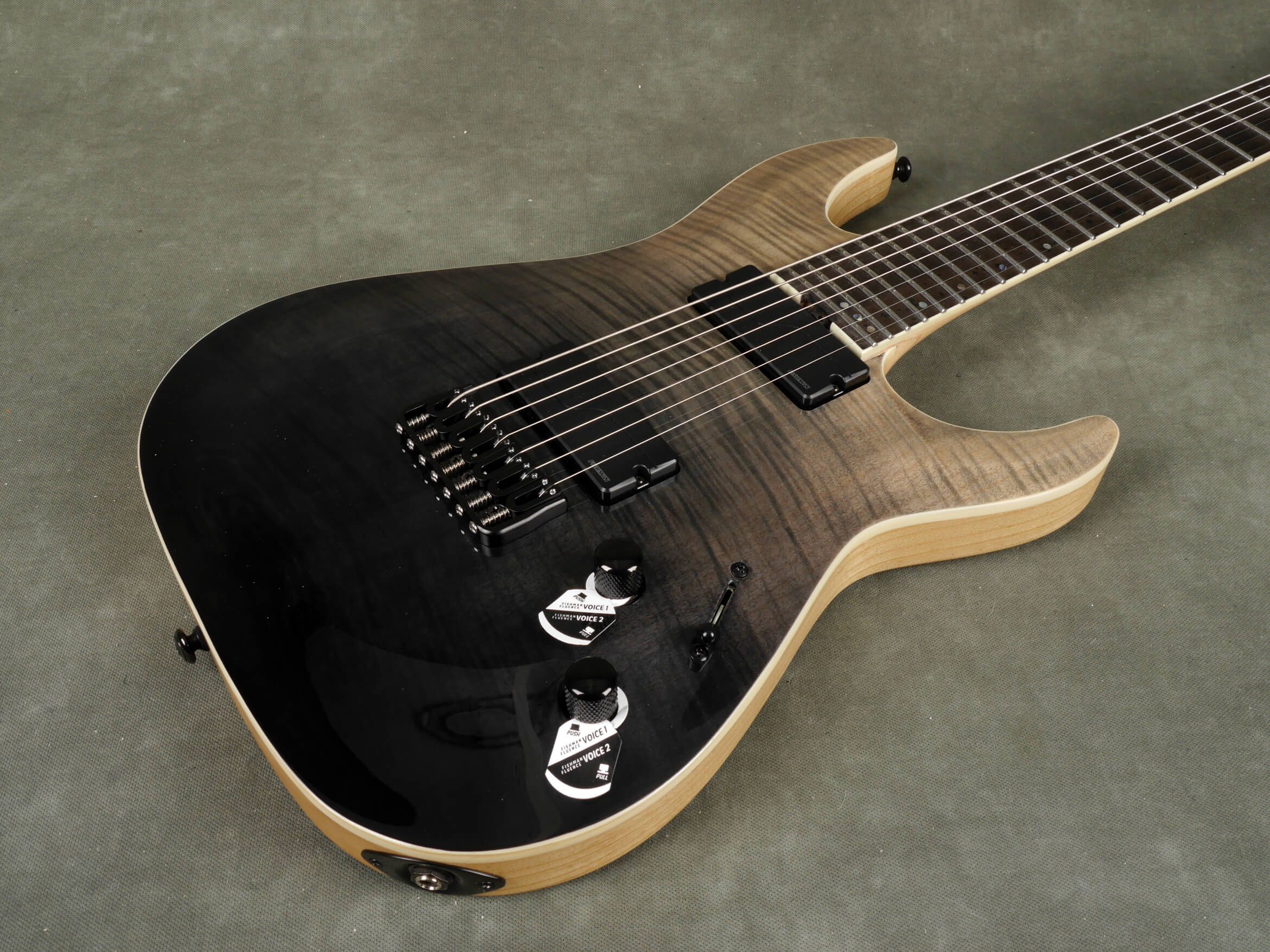 Schecter C7 SLS Elite - Black Fade Burst - 2nd Hand | Rich Tone Music