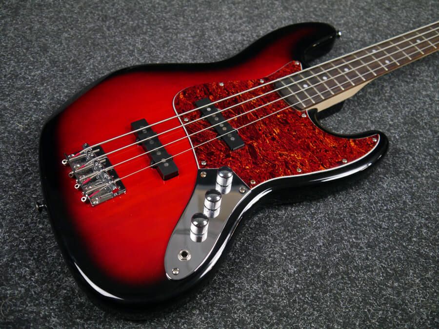 Squier Standard Jazz Bass Sunburst w/Hard Case 2nd Hand Rich Tone