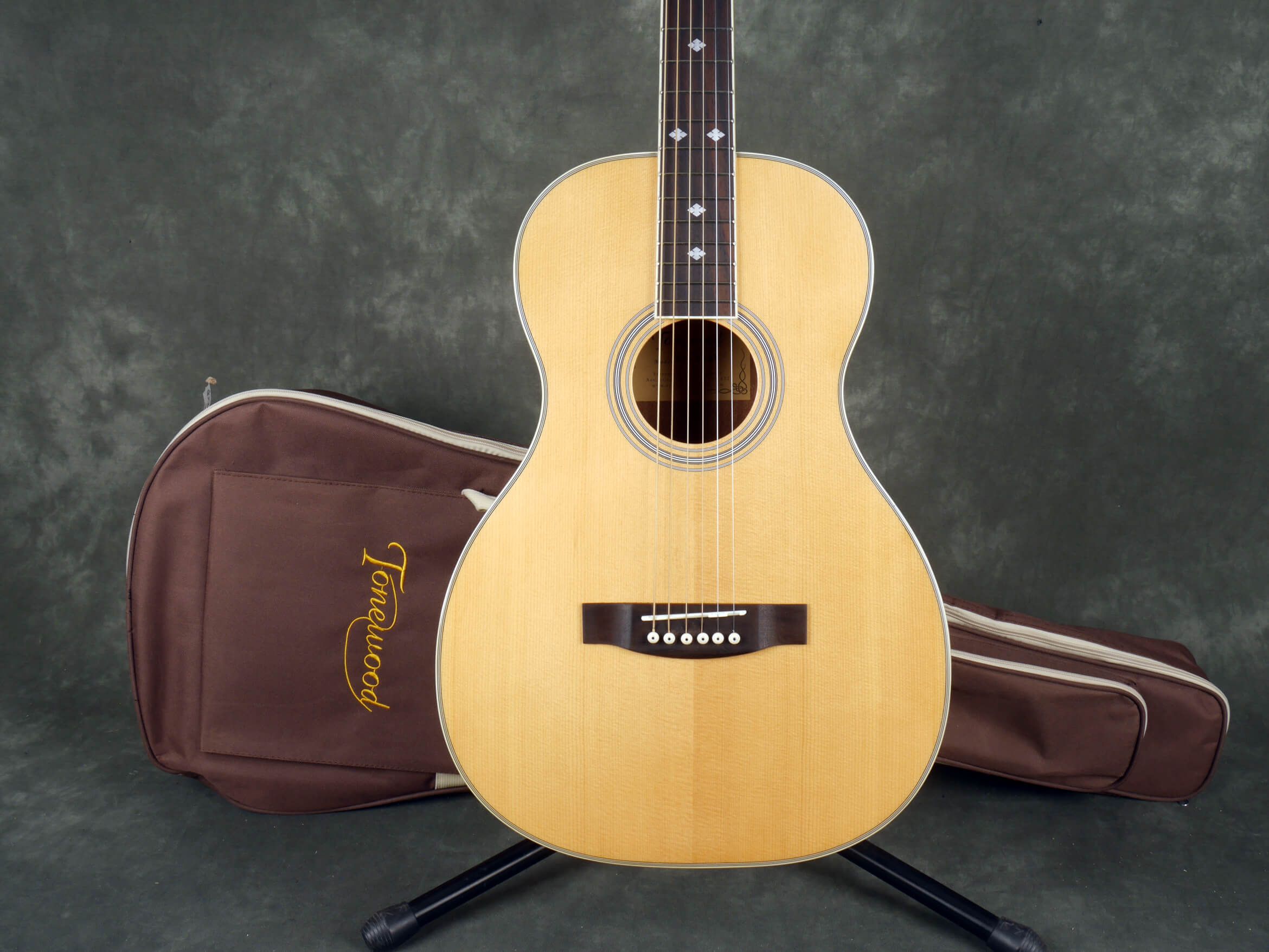 Tonewood Amplifier For Acoustic Guitar - Tonewood Kw 269n Parlour Acoustic Guitar Natural W Gig Bag 2nd Hand Rich Tone Music