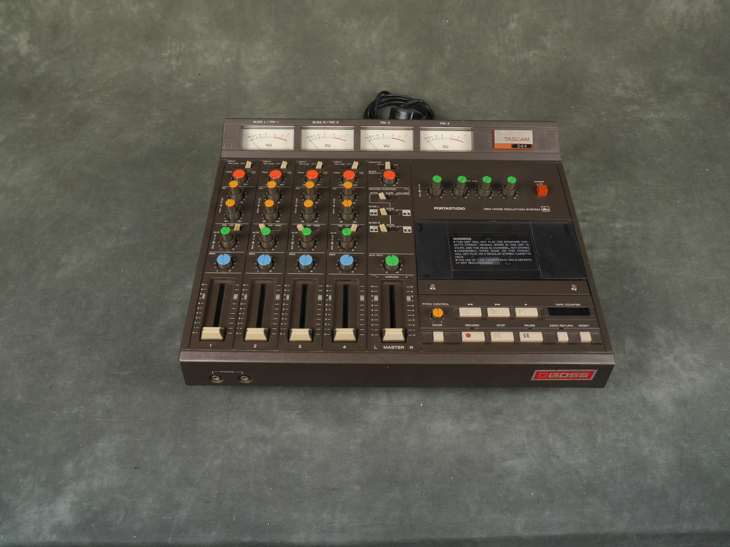 Tascam 244 Portastudio 4Track Casseette Recorder 2nd Hand Rich