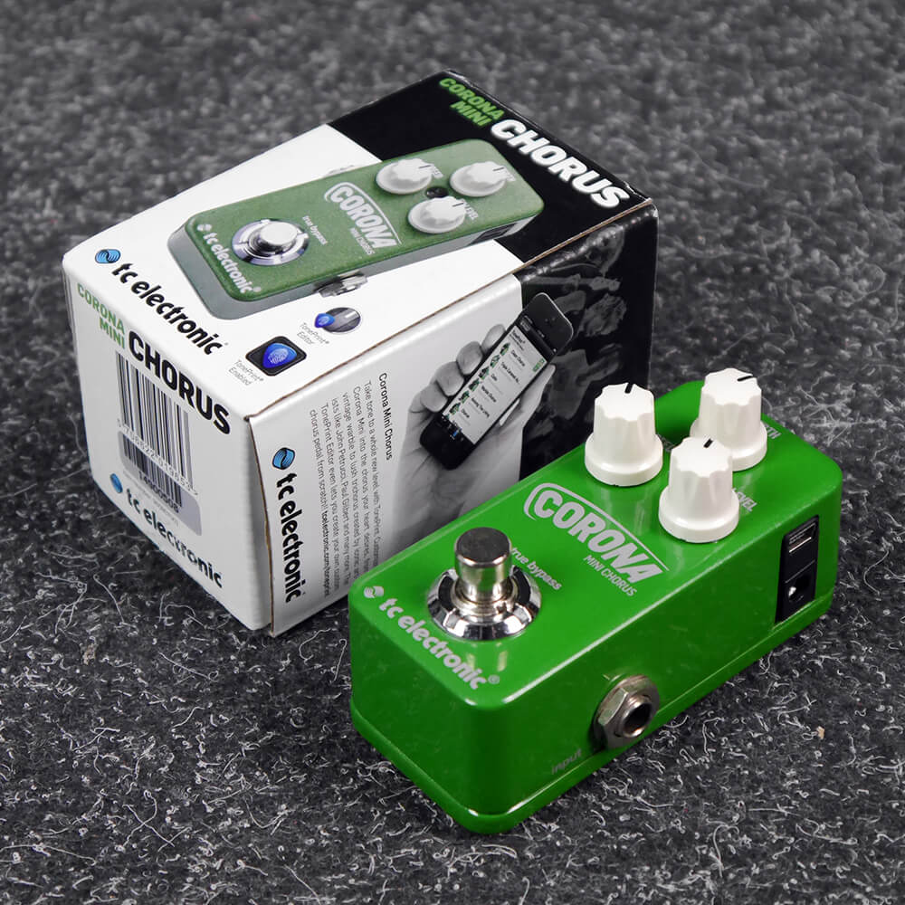 TC Electronic Corona Mini Chorus FX Pedal w/Box 2nd Hand Rich Tone Music
