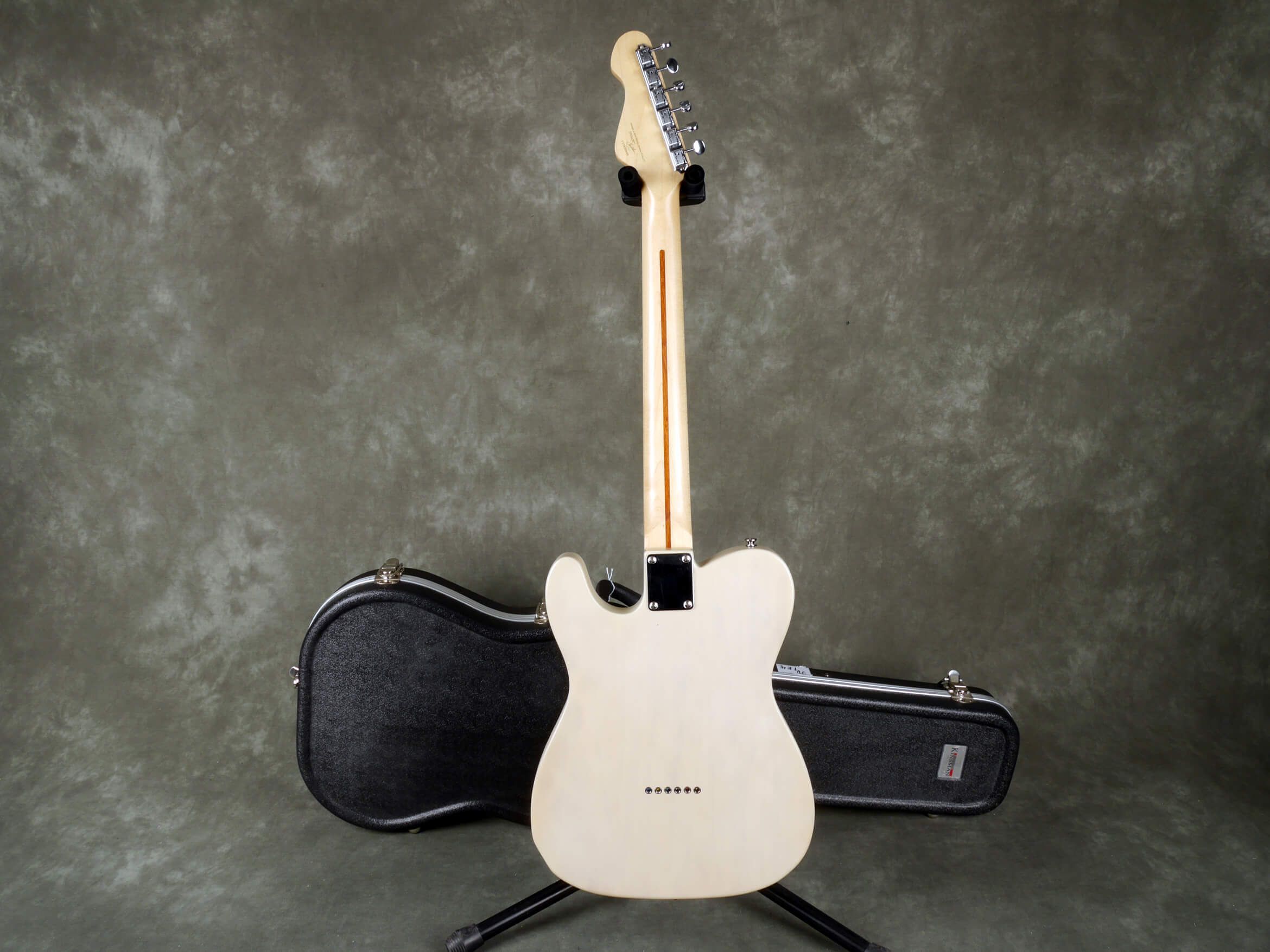 Vintage V58JD Jerry Donahue ReIssued Electric Guitar White w/Case