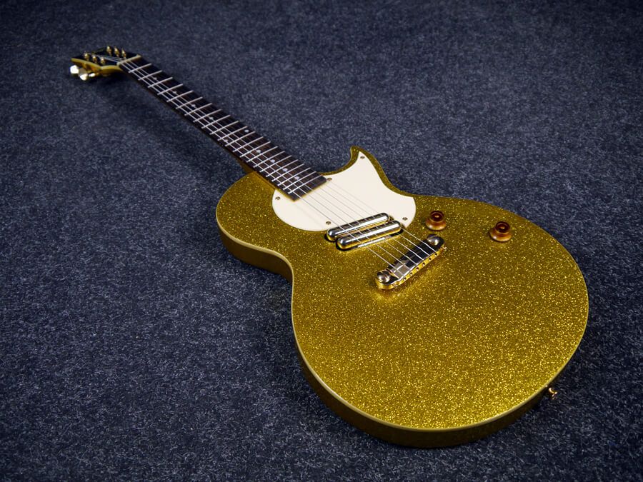 Vintage Zip Electric Guitar Gold 2nd Hand Rich Tone Music