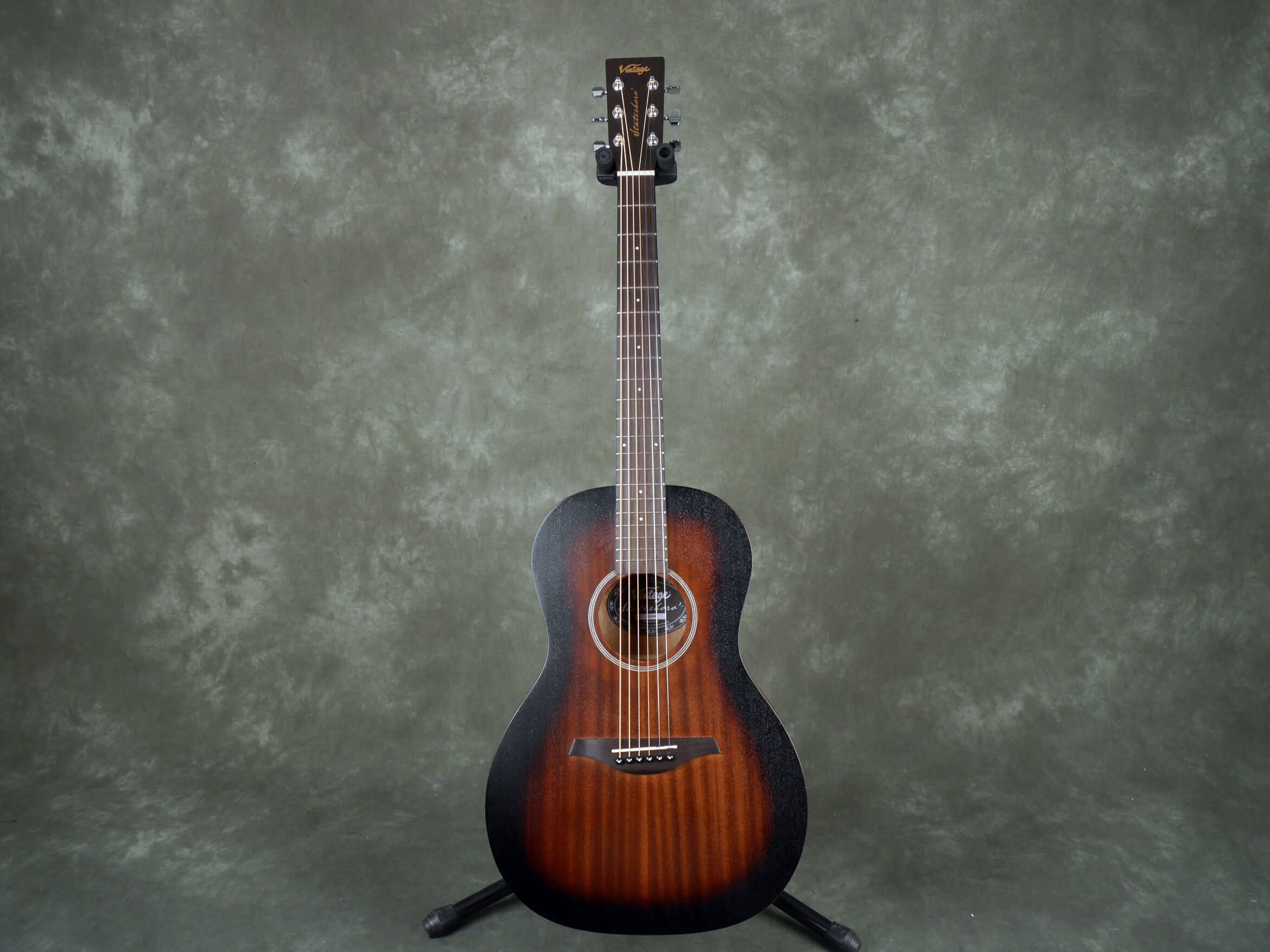 Vintage V880WK Paul Brett Statesboro Parlour Acoustic Guitar 2nd Hand