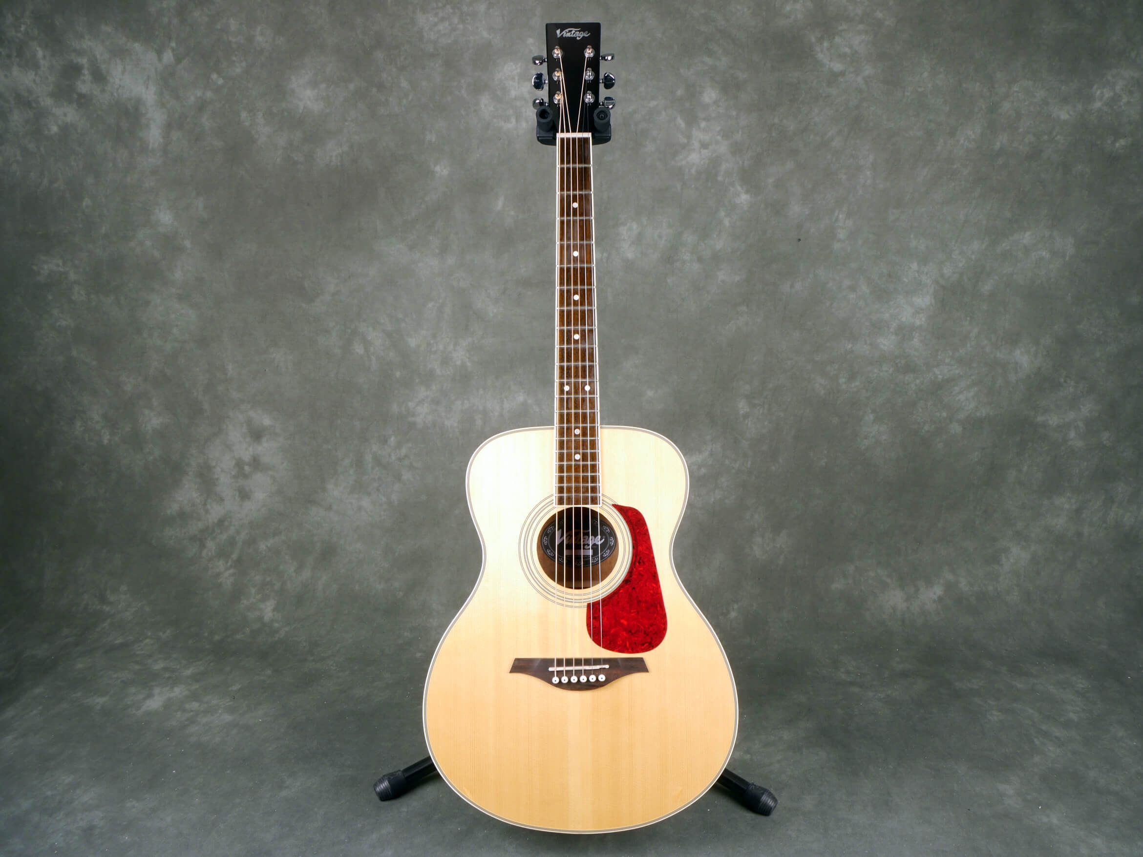 Vintage V300 Folk Acoustic Guitar Natural 2nd Hand Rich Tone Music