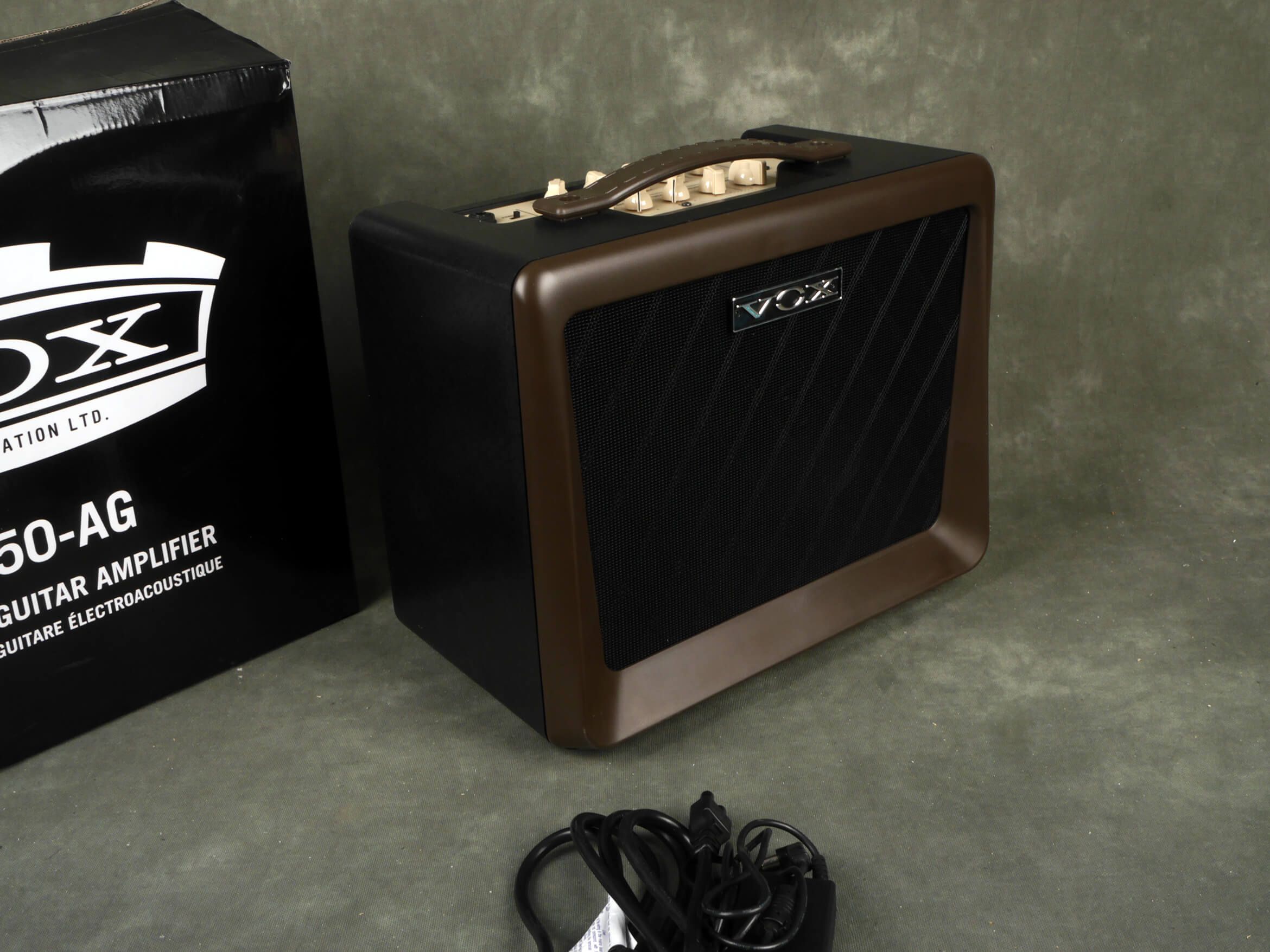 Vox VX50 AG Acoustic Guitar Amplifier w/Box & PSU 2nd Hand Rich