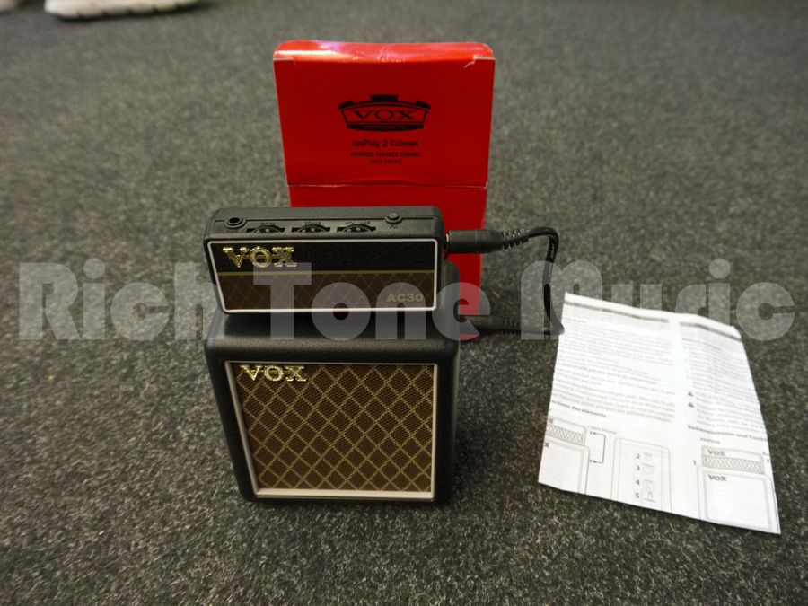 Vox Amplug 2 Ac30 And Amplug 2 Cabinet W Cab Box 2nd Hand