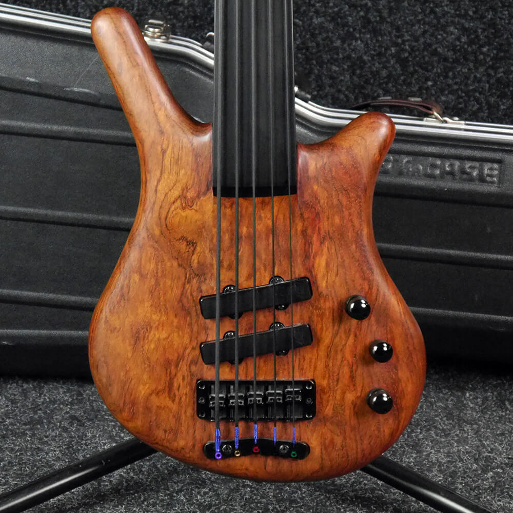 Warwick Thumb V NT 5-String Fretless Bass - Natural w/Hard Case - 2nd ...