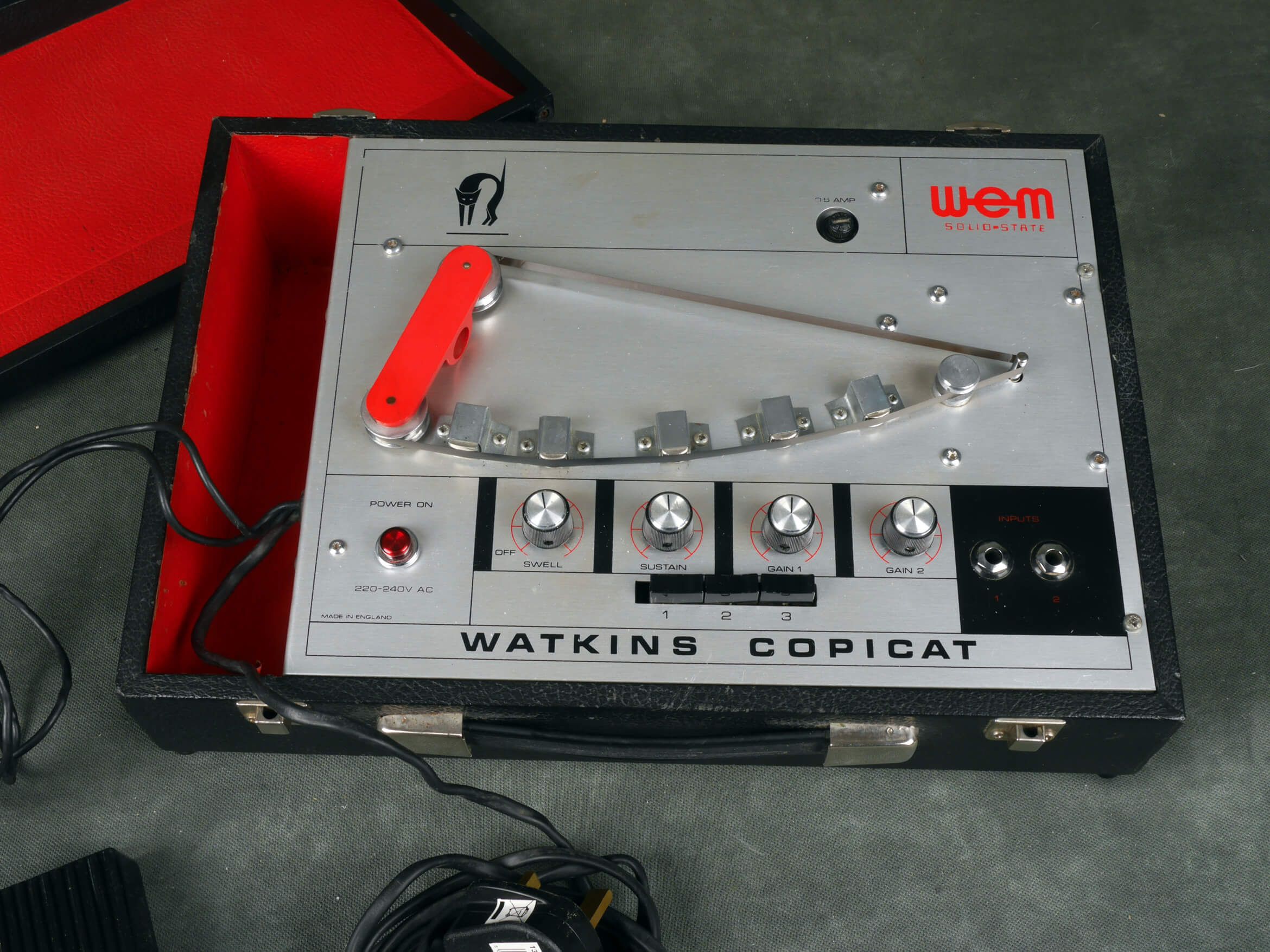 WEM CopiCat Vintage Tape Delay FX Unit w/Cover 2nd Hand **COLLECTION ONLY** Rich Tone Music