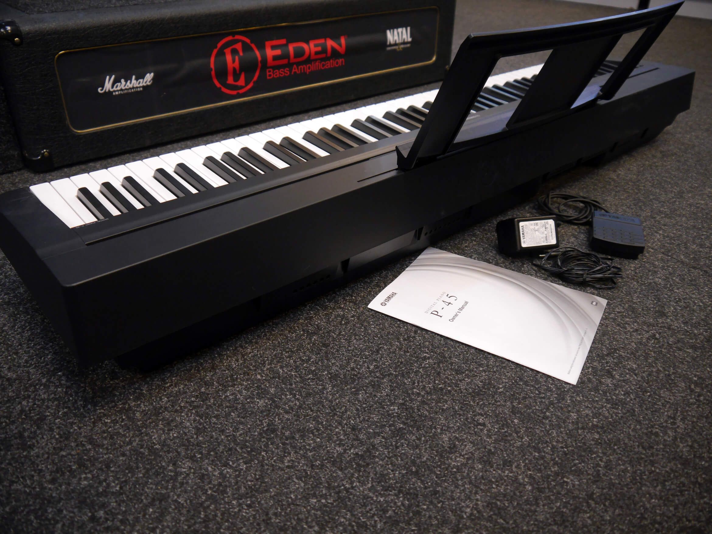 Yamaha P45 Keyboard w/PSU & Music Stand 2nd Hand Rich Tone Music