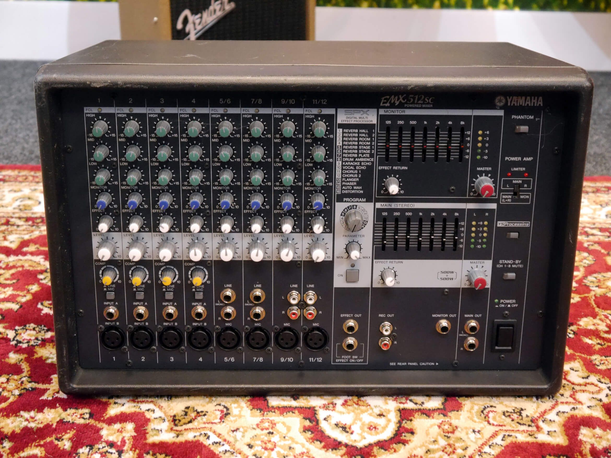 Yamaha EMX512SC PA Amplifier 2nd Hand Rich Tone Music