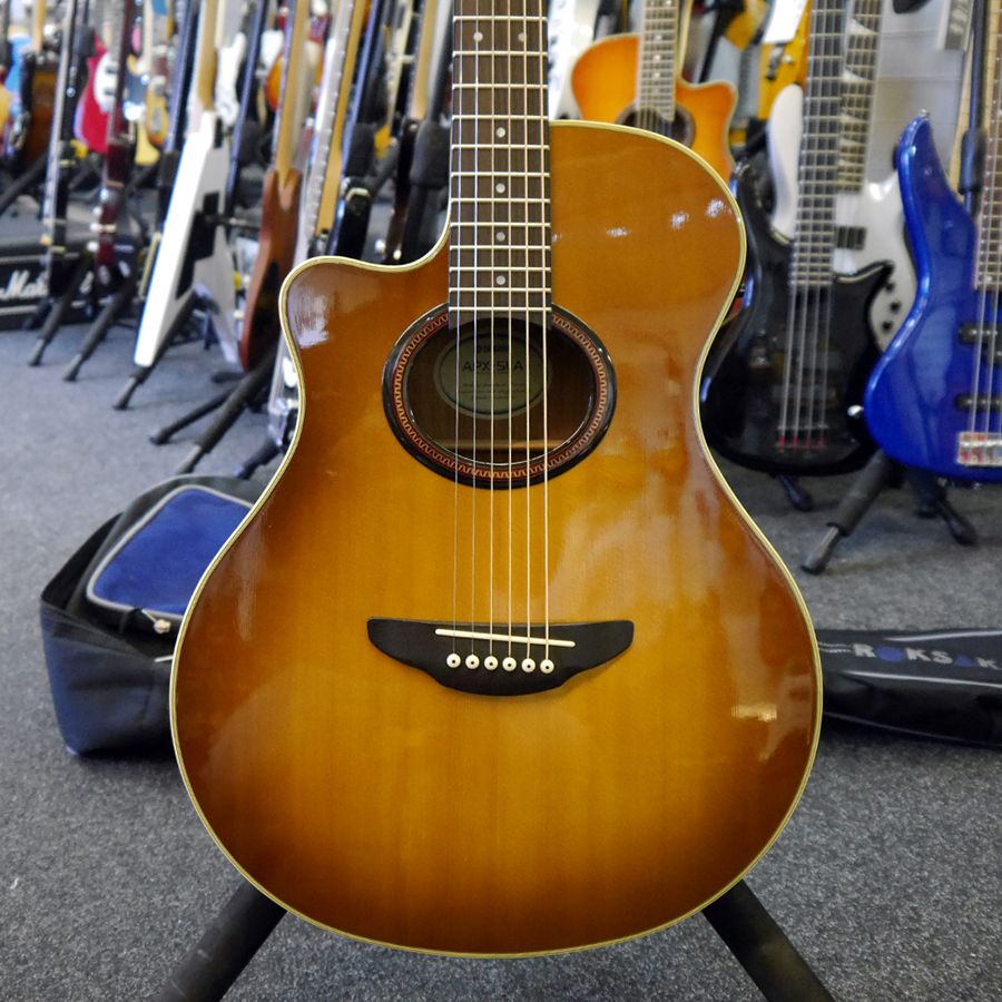 Yamaha Apx La Electro Acoustic Sandburst Left Handed W Bag Nd Hand Rich Tone Music