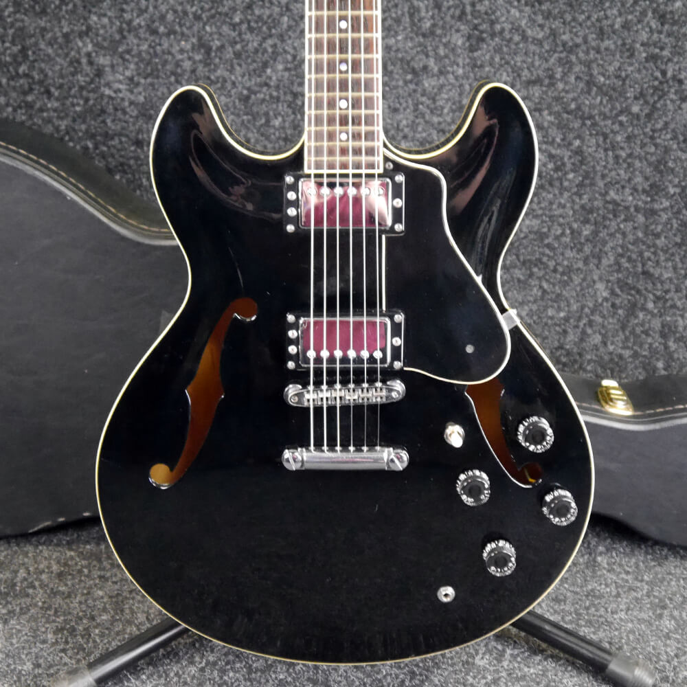 Yamaha Sa 800 Hollowbody Guitar Black Whard Case 2nd Hand Rich Tone Music