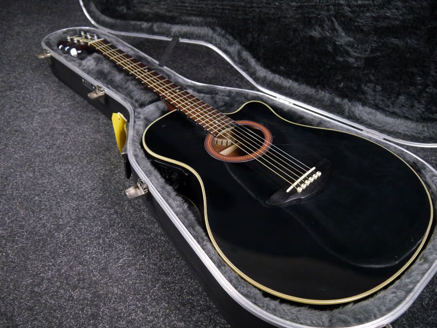 Yamaha APX4A Electro-Acoustic Guitar - Black w/Hard Case - 2nd Hand ...