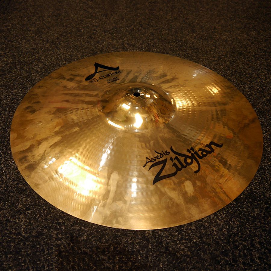Zildjian A Custom 18inch Crash Cymbal 2nd Hand Rich Tone Music