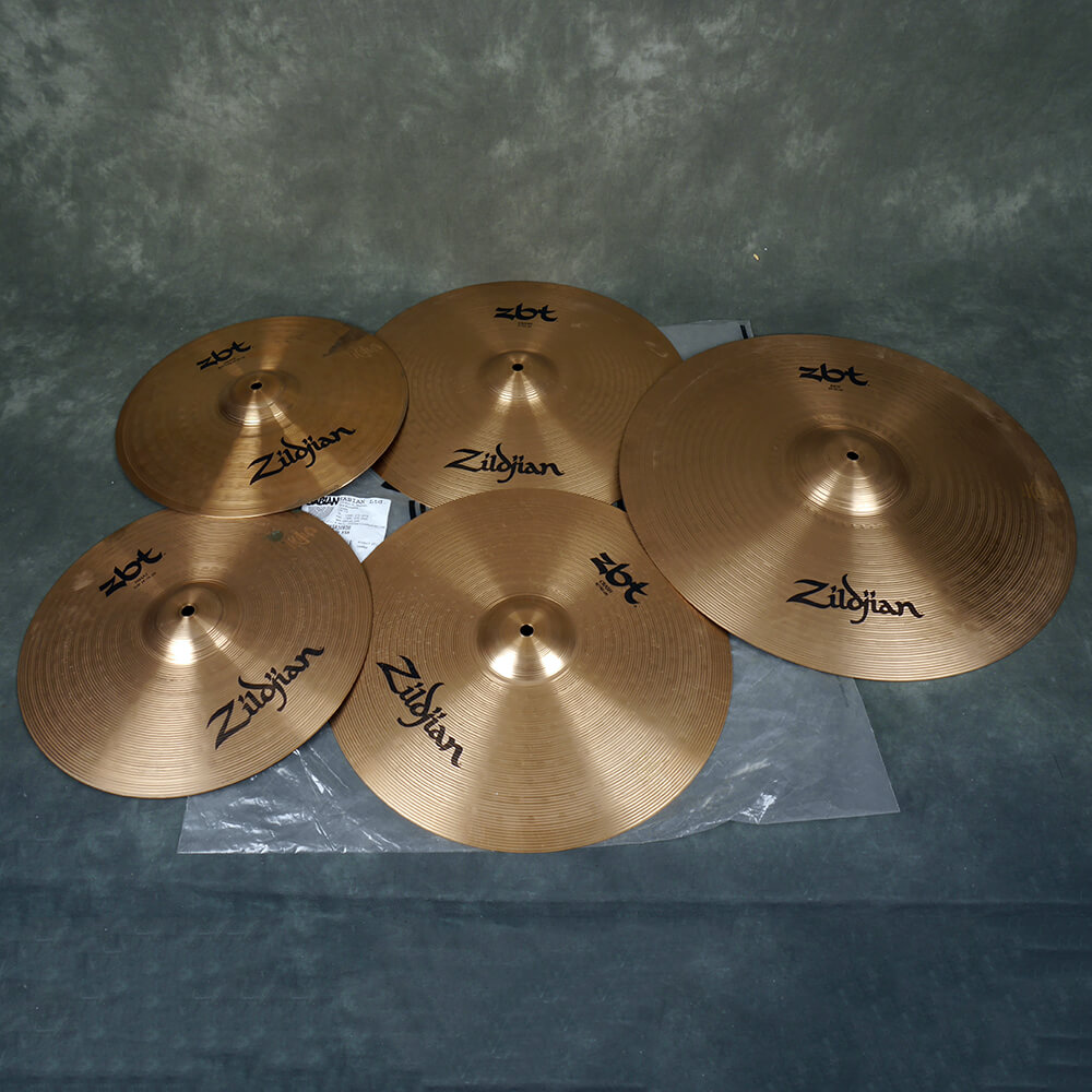 Zildjian ZBT Cymbal Pack 14 Hats, 16 and 17 Crashes and 20 Ride 2nd