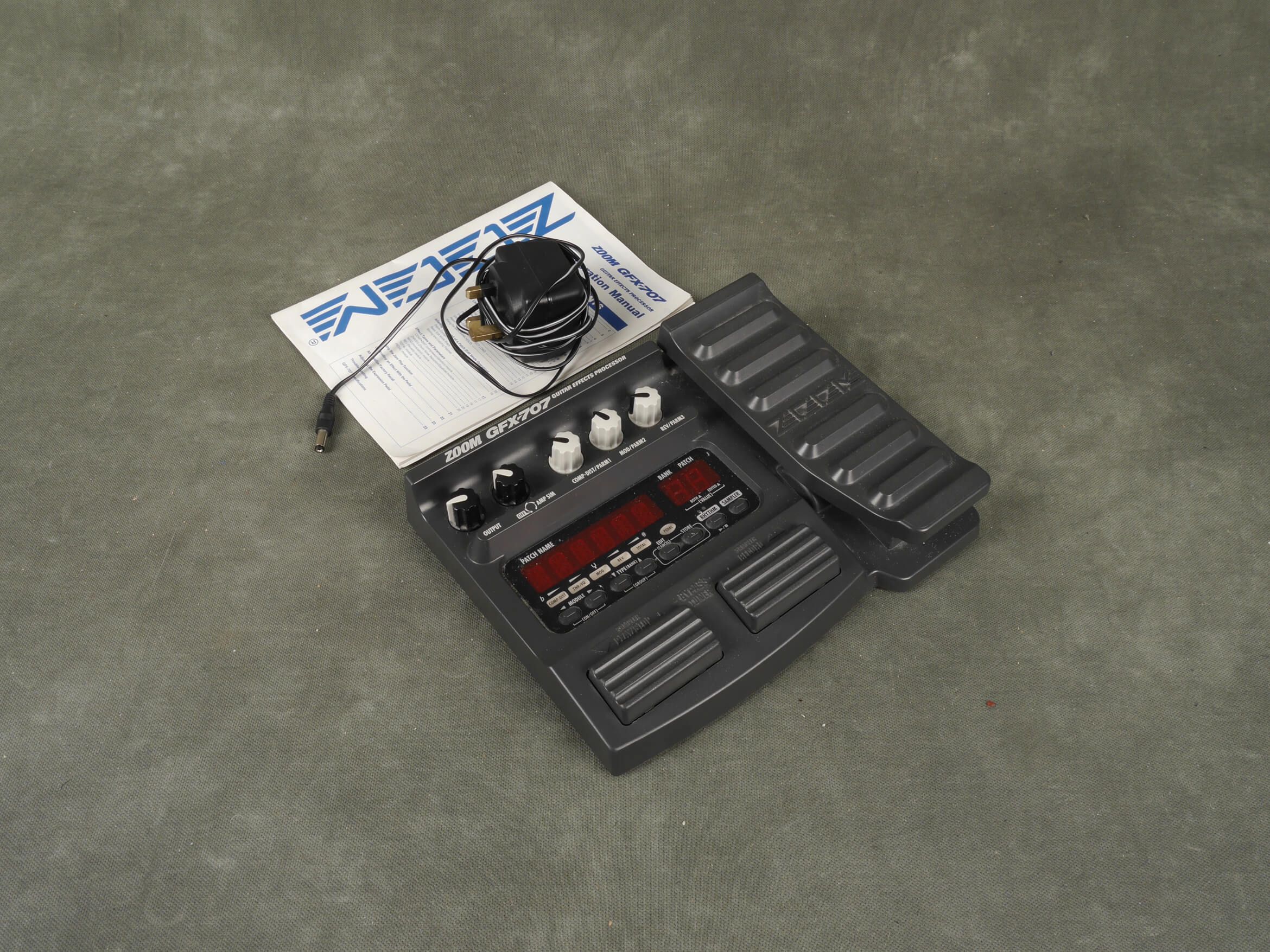 Zoom GFX707 MultiEffects Guitar FX Pedal 2nd Hand Rich Tone Music