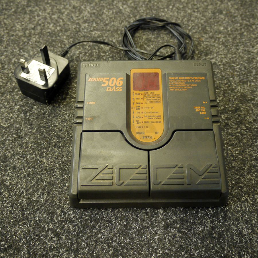Zoom 506 Bass FX Pedal 2nd Hand Rich Tone Music