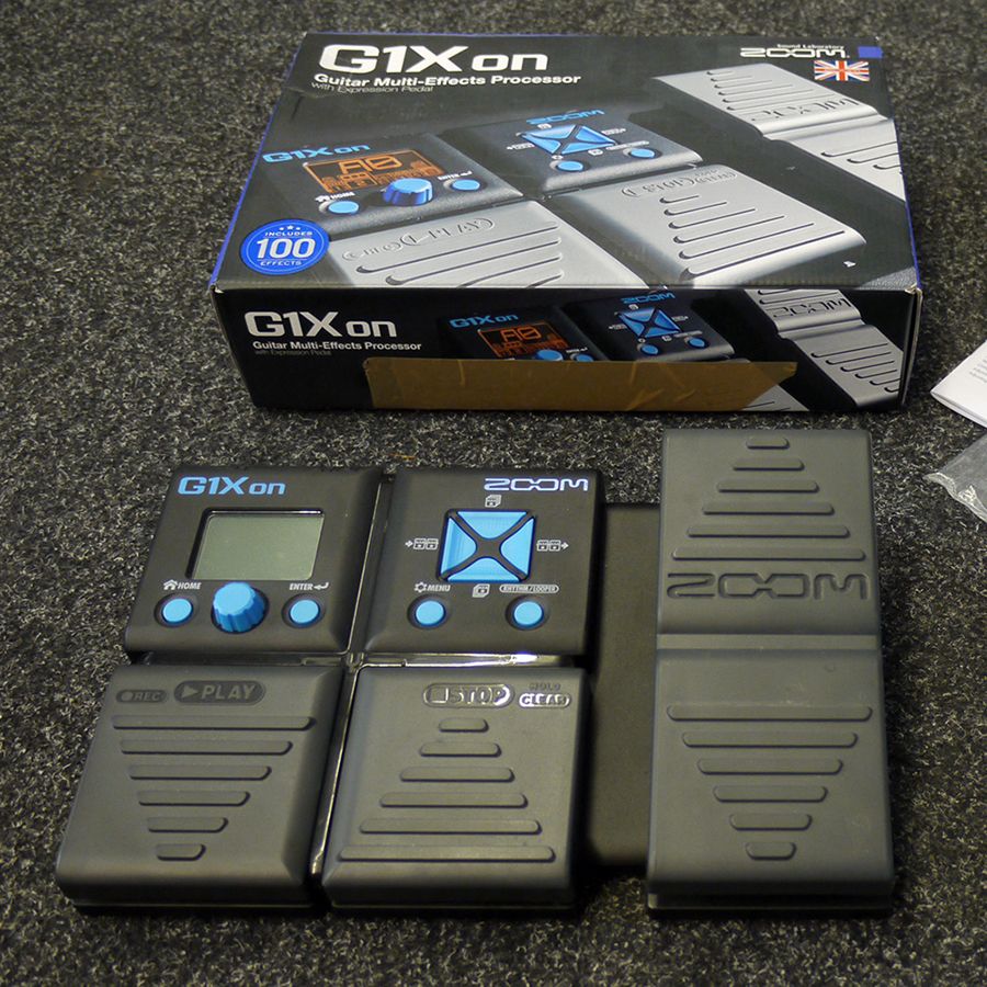  Zoom G1Xon  Guitar Multi Effects Processor w Box 2nd 