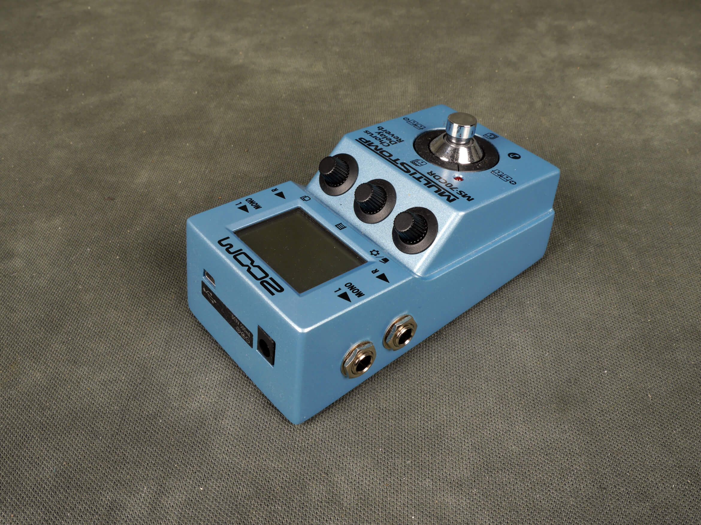 Zoom MS70CDR MultiStomp Chorus / Delay / Reverb FX Pedal w/Box 2nd