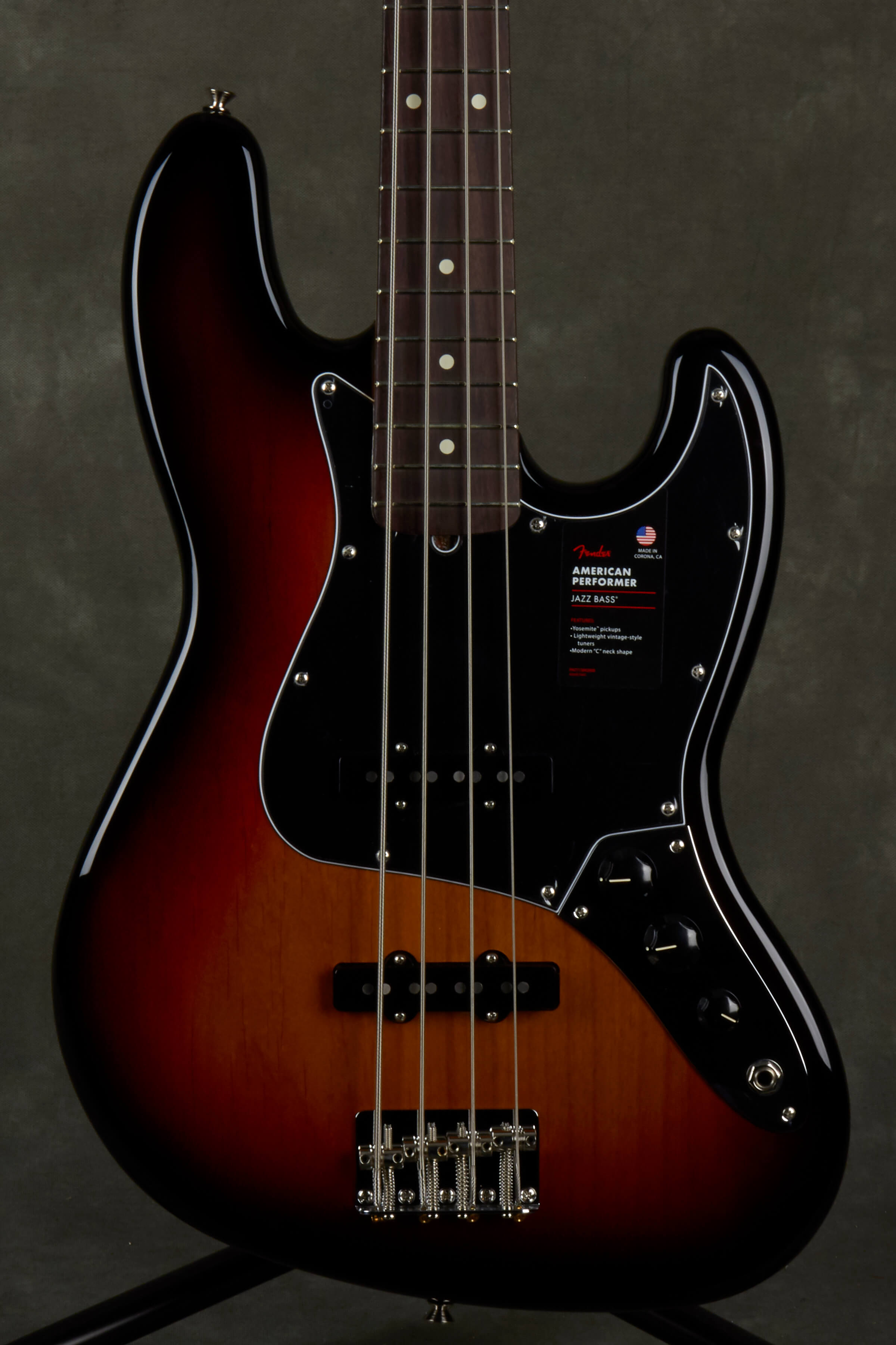 Fender American Performer Jazz Bass Rw 3 Colour Sunburst Rich Tone Music 9194