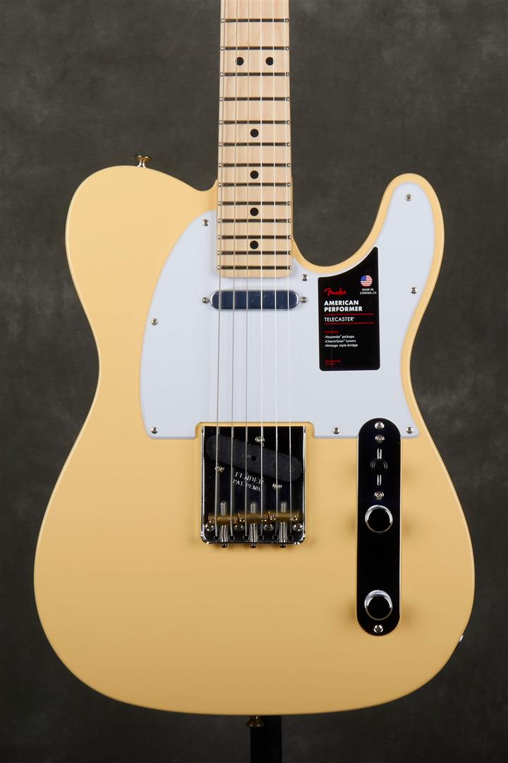 Fender American Performer Telecaster MN Vintage White Rich Tone Music
