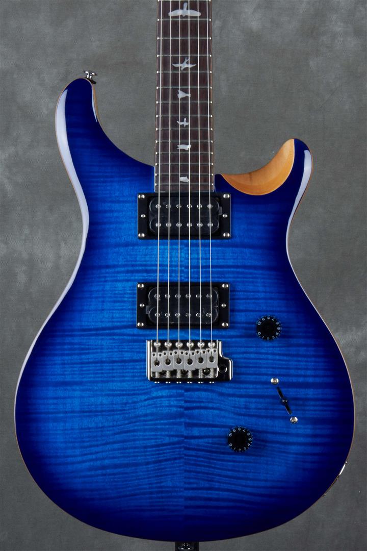 PRS SE Custom 24 - Faded Blue Burst | Rich Tone Music